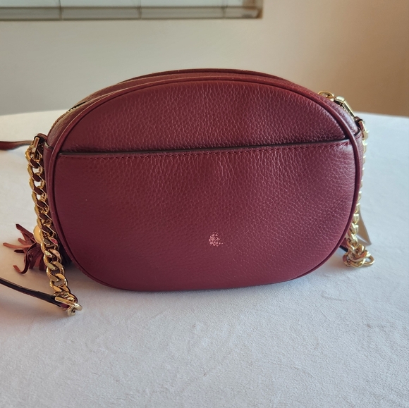 MK Michael Kors Ginny Medium Messenger Red - Picture 7 of 16
